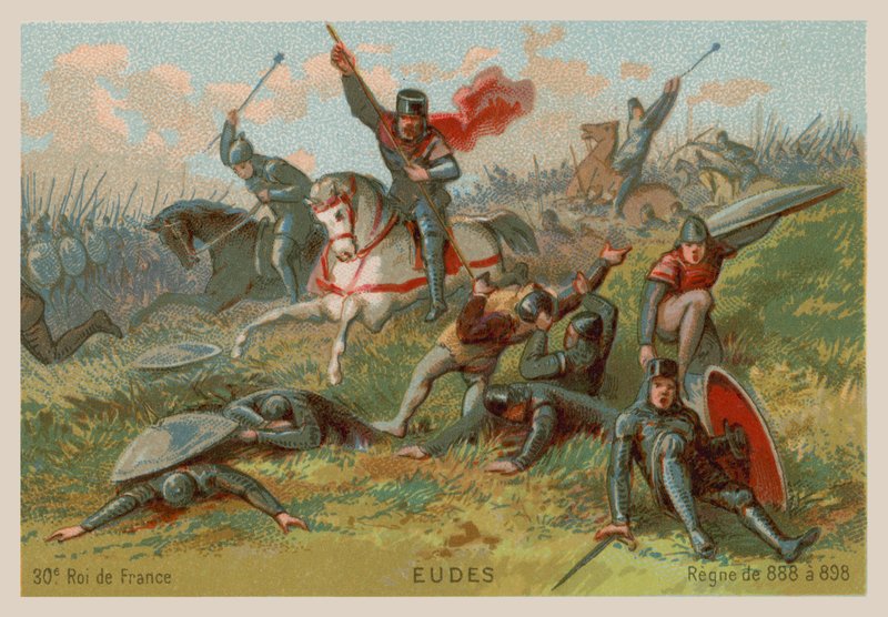 Eudes, Ranskan kuningas (n. 860-898) tekijältä French School