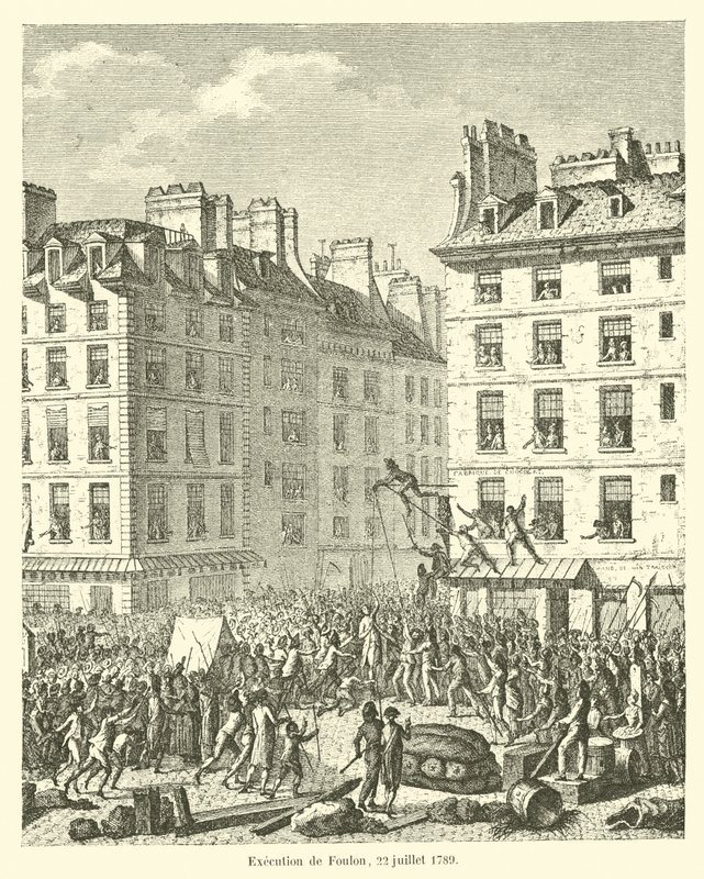 Foulonin teloitus, 22. heinäkuuta 1789 tekijältä French School
