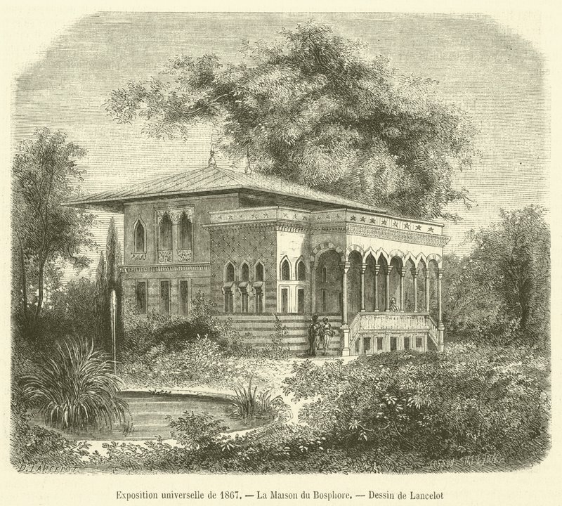 Universaali näyttely 1867, La Maison du Bosphore (kaiverrus) tekijältä French School