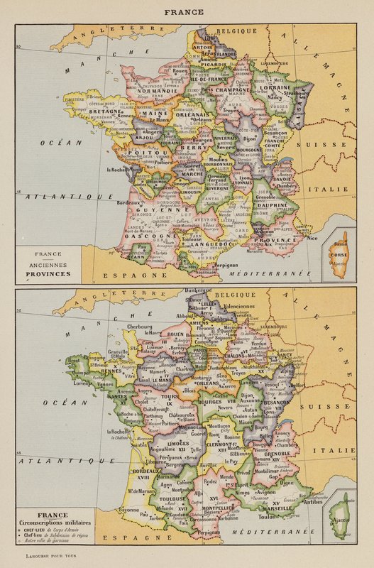 Ranska (värilitografia) tekijältä French School