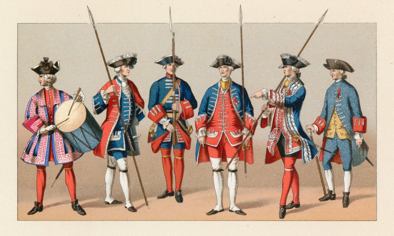 Ranskan XVIII vuosisadan puku tekijältä French School