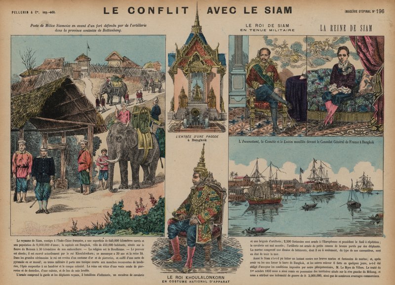 Ranskan ja Siamin sota, 1893 tekijältä French School