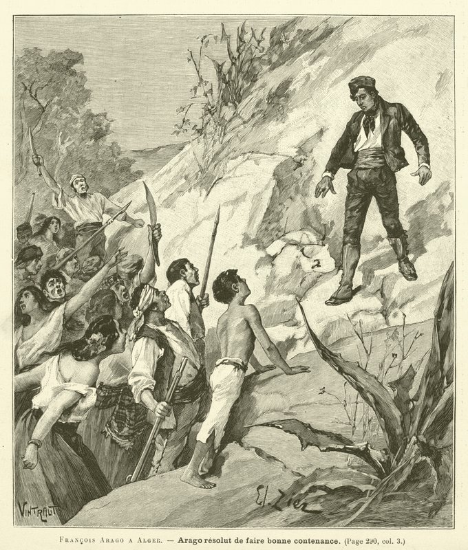 Francois Arago A Alger (kaiverrus) tekijältä French School