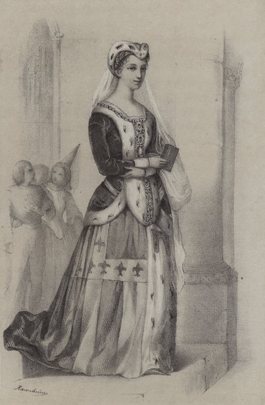 Francoise De Bretagne, Bretagnen herttuatar (kaiverrus) tekijältä French School