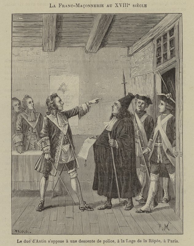 Vapaamuurarius 1700-luvulla: Duc d