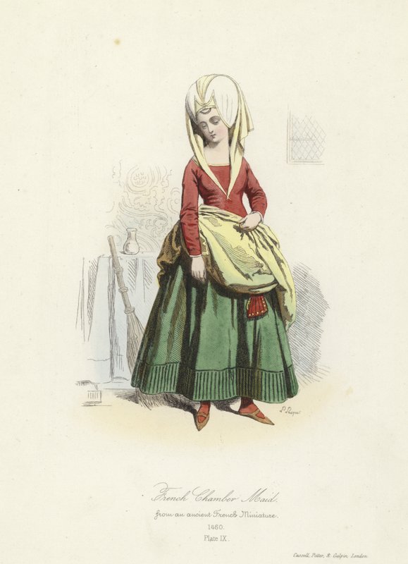 Ranskalainen kammiopiikka, 1400-luku tekijältä French School