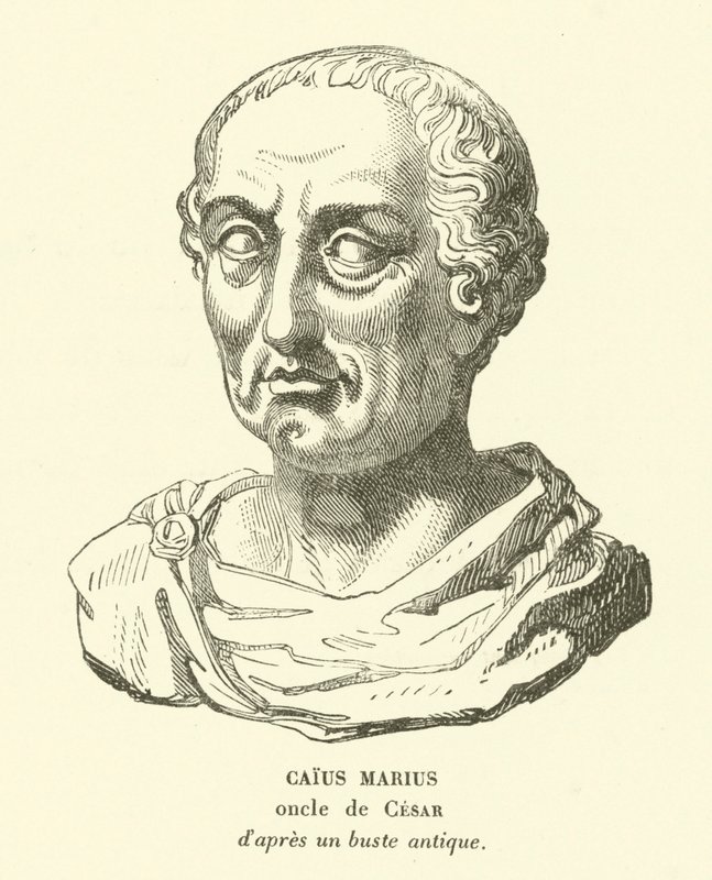 Gaius Marius, Julius Caesarin setä (kaiverrus) tekijältä French School