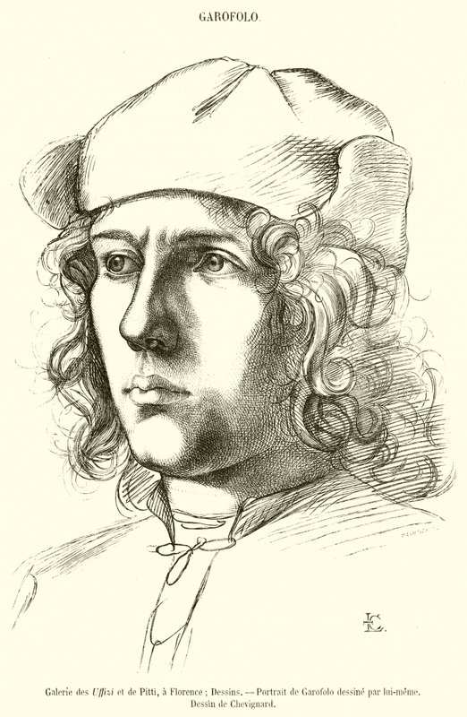 Uffizi ja Pitti -galleria, Firenze (kaiverrus) tekijältä French School