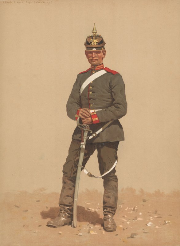 Garde Dragon, Regt, Wachtanzug tekijältä French School