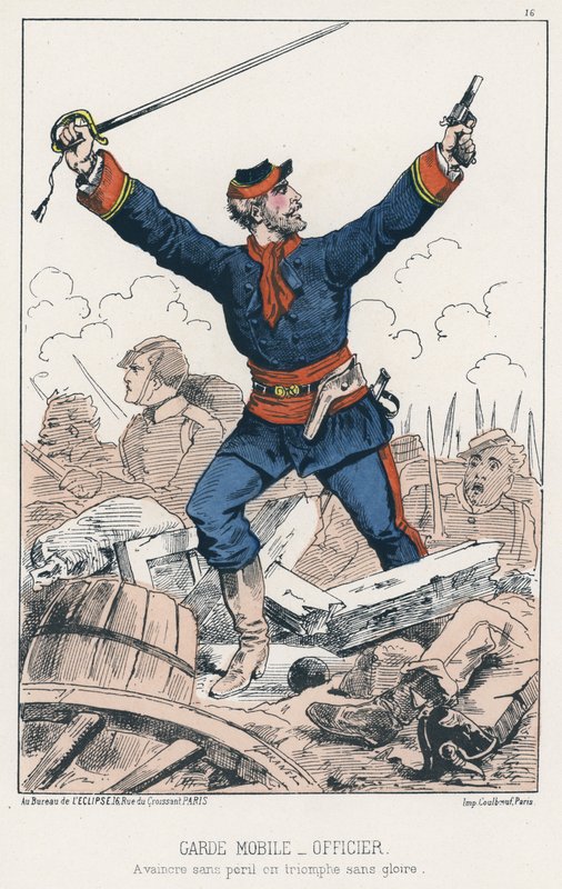 Garde Mobile - Officier (värillinen kaiverrus) tekijältä French School
