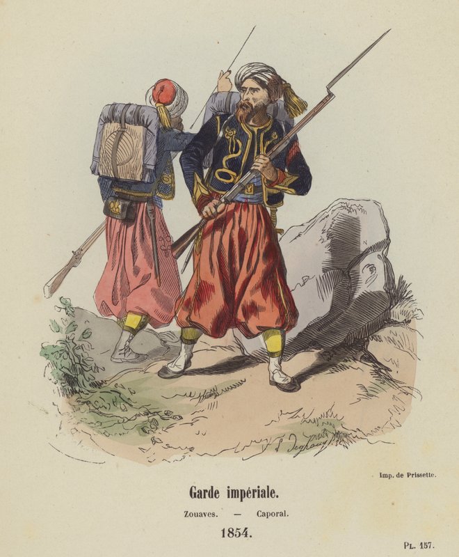Keisarillinen vartija, Zouaves, korpraali tekijältä French School
