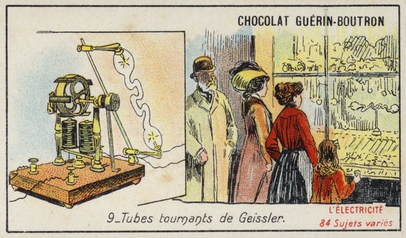 Geissler putket (chromolitho) tekijältä French School