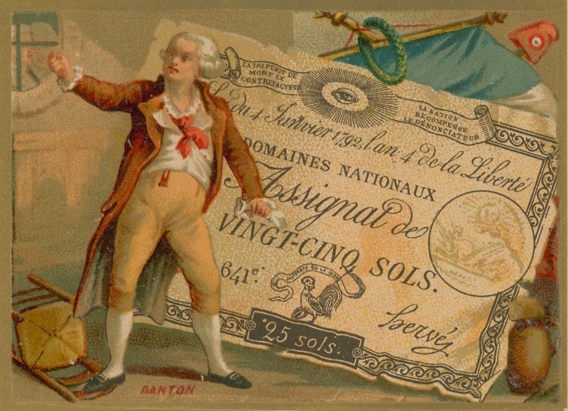 Georges Danton; Jakobiinipuolueen ranskalainen vallankumouksellinen poliitikko tekijältä French School