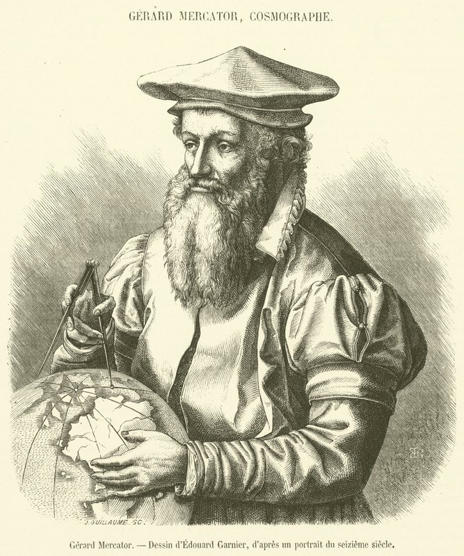 Gerard Mercator (kaiverrus) tekijältä French School