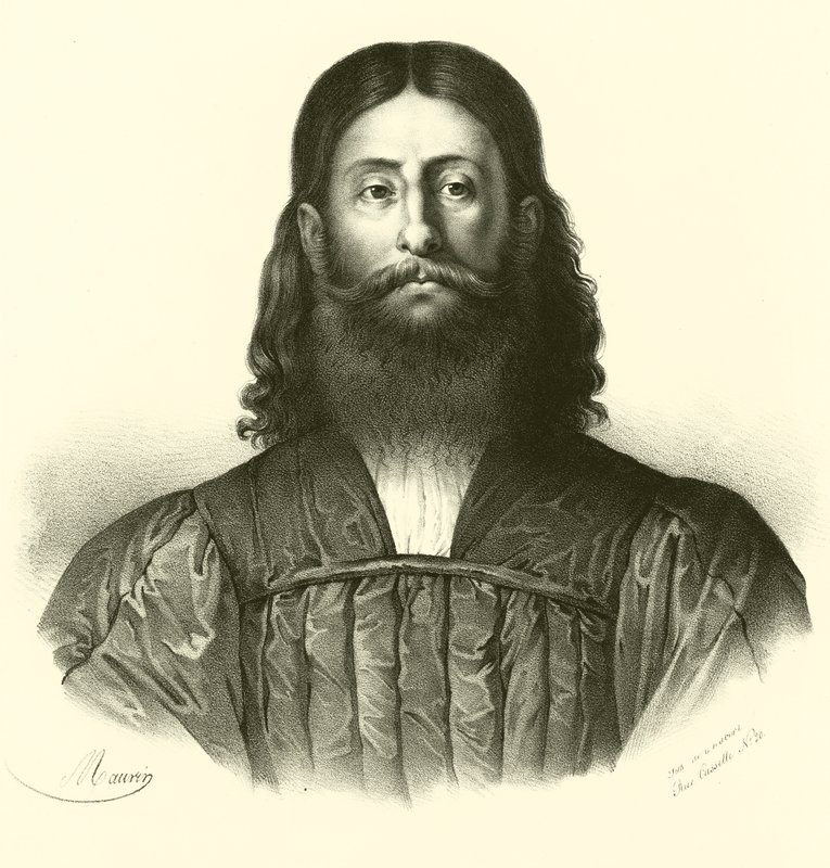 Giorgione, muotokuva (kaiverrus) tekijältä French School