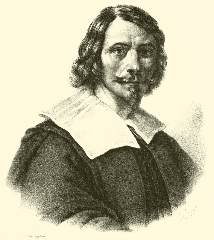 Giovanni Francesco Barbieri, joka tunnetaan nimellä Guercino tai il Guercino, muotokuva tekijältä French School