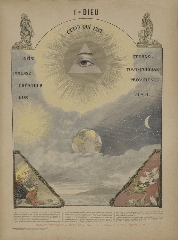 Jumala (väri litho) tekijältä French School