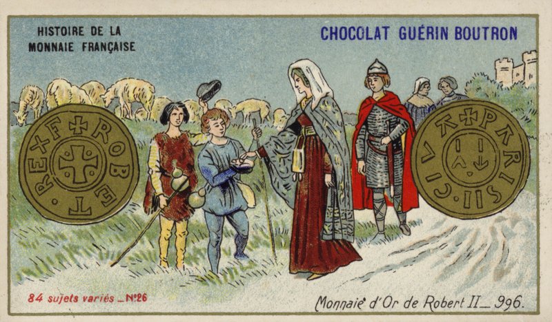 Robert II:n kultakolikot, 996 (chromolitho) tekijältä French School