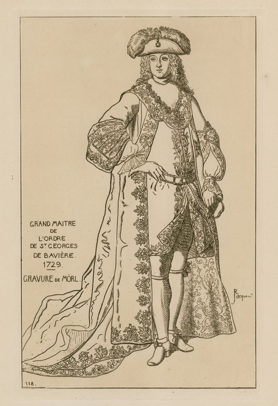 Baijerin Pyhän Yrjön ritarikunnan suurmestari, 1729 tekijältä French School