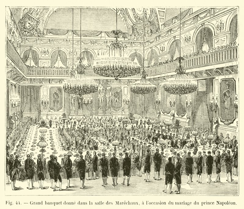 Suuri juhlatilaisuus Salle des Marechaux
