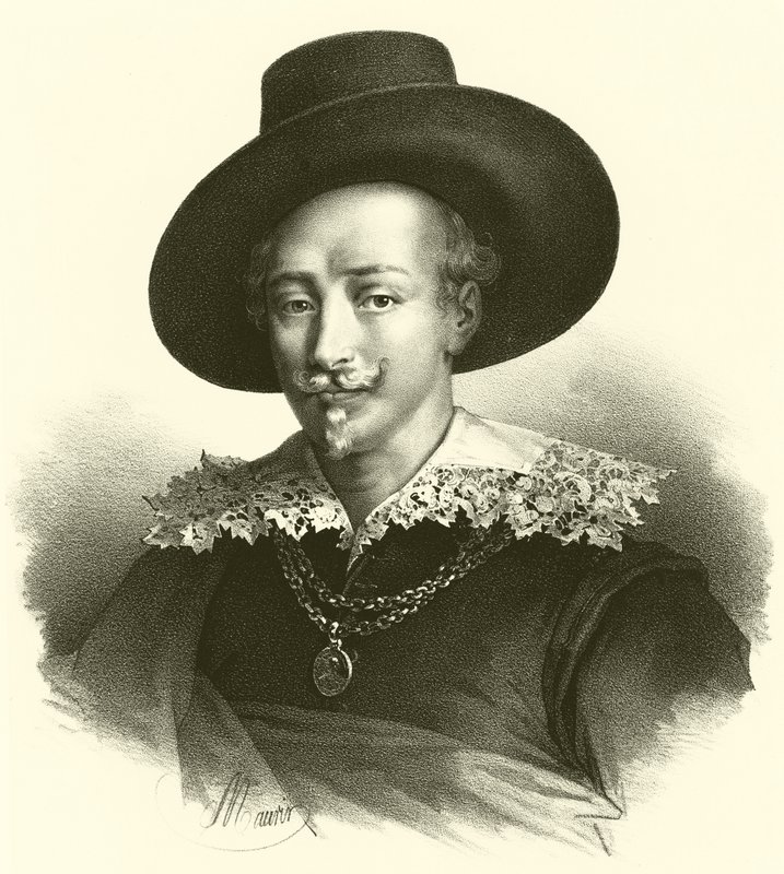 Guido Reni, muotokuva (kaiverrus) tekijältä French School
