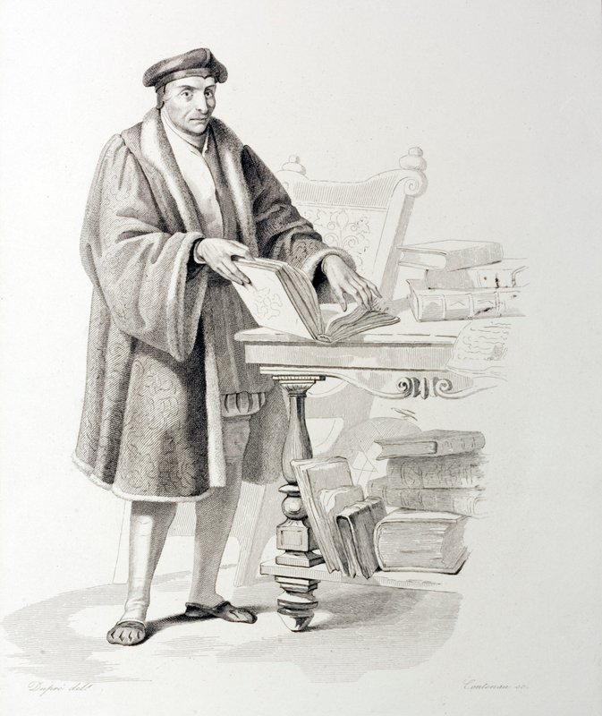 Guillaume Bude (1467-1540), ranskalainen tutkija ja humanistifilosofi (kaiverrus) tekijältä French School