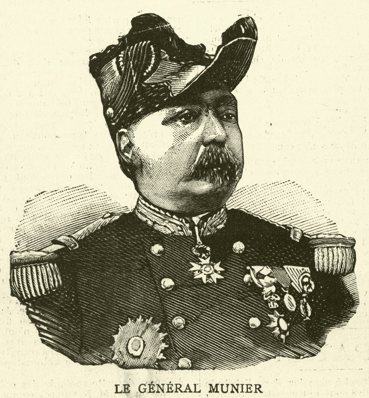 Gustave-Joseph Munier, ranskalainen kenraali (kaiverrus) tekijältä French School