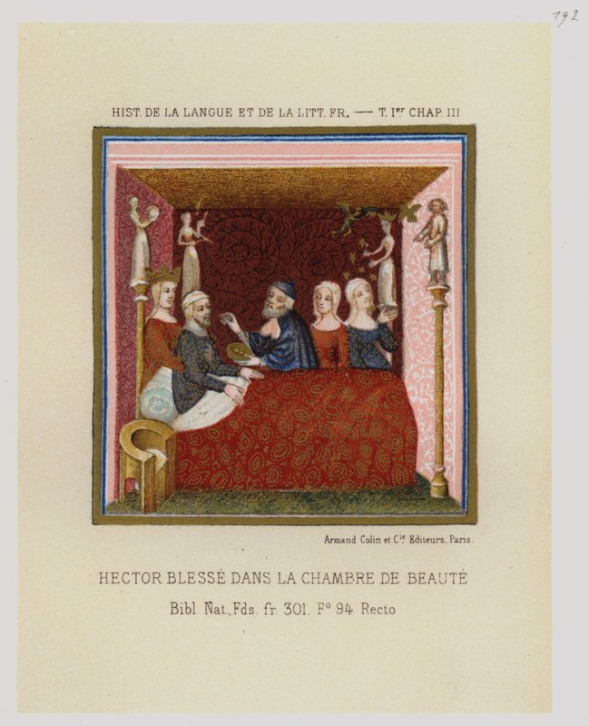 Hector Blesse Kauneuden huoneessa (väri litho) tekijältä French School