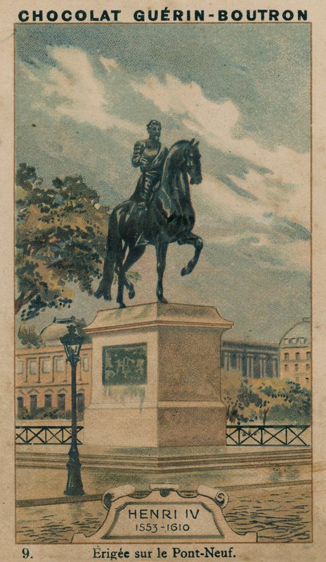 Henri IV, 1553-1610, pystytetty Pont-Neufiin tekijältä French School