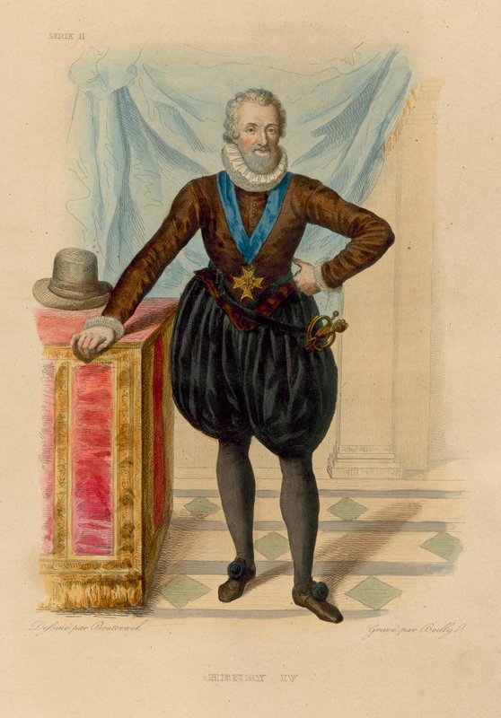 Henry IV (värikaiverrus) tekijältä French School