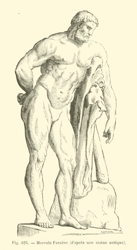 Hercule Farnese (kaiverrus) tekijältä French School