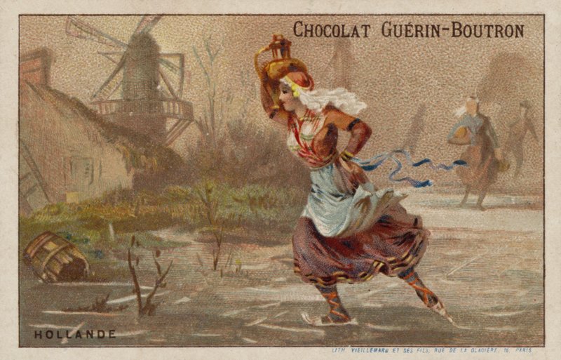 Hollanti (chromolitho) tekijältä French School