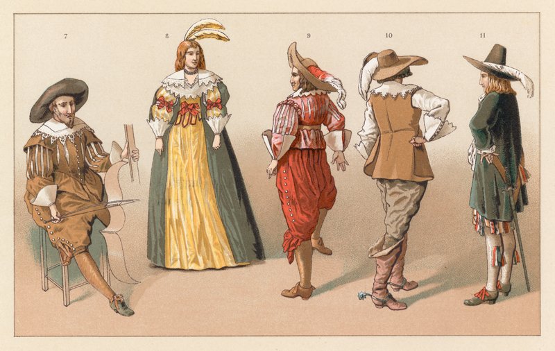 Hollannin XVII. vuosisadan puku tekijältä French School
