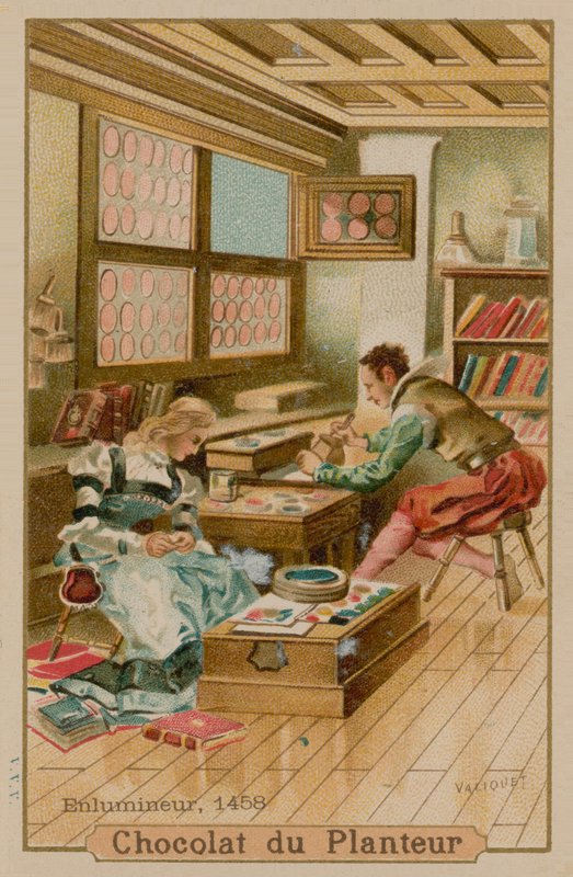 Valaisija vuonna 1458 tekijältä French School
