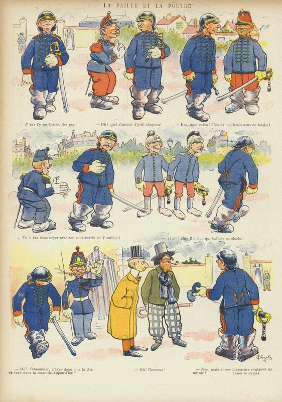 Kuvitus Le Rirelle (väri litho) tekijältä French School