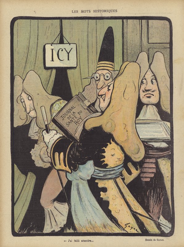 Kuvitus Le Rirelle (väri litho) tekijältä French School
