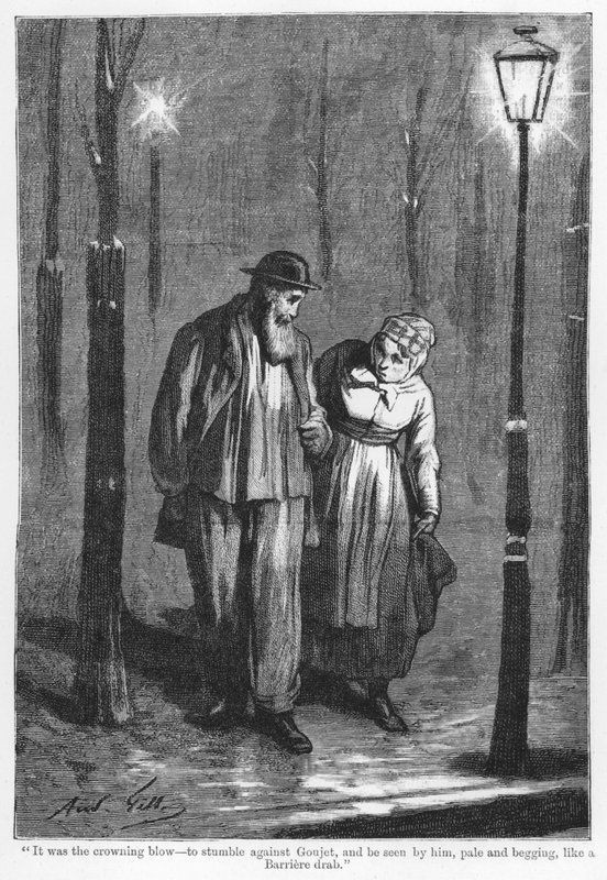 Kuvitus Assommoirille, Realistinen romaani, Emile Zola (kaiverrus) tekijältä French School