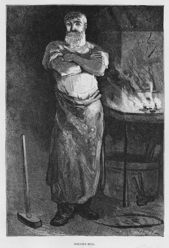 Kuvitus Assommoirille, Realistinen romaani, Emile Zola (kaiverrus) tekijältä French School