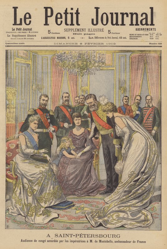 Pietarissa (väri litho) tekijältä French School