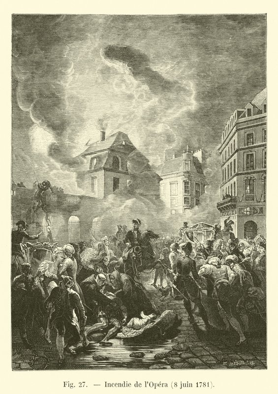 Tuli oopperassa, 8. kesäkuuta 1781 tekijältä French School