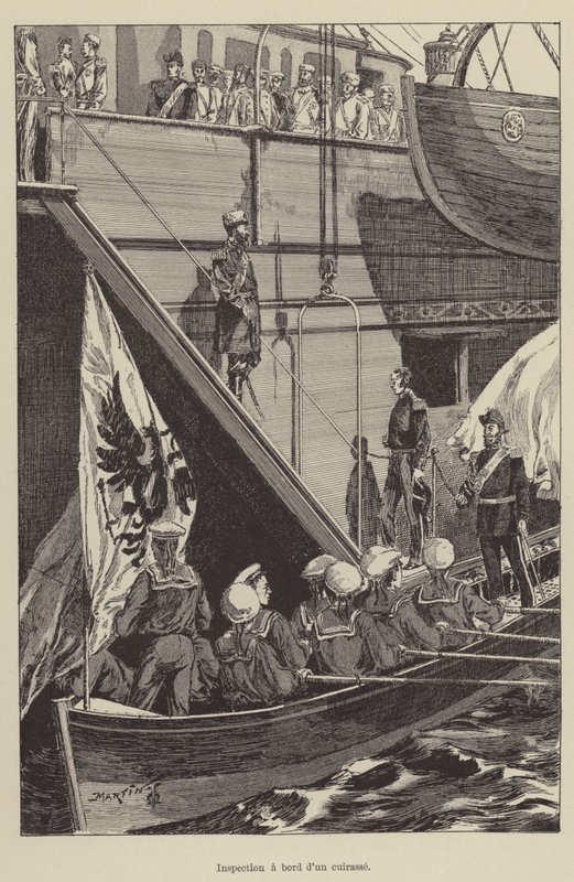 Katsastus kyirasissa (kaiverrus) tekijältä French School