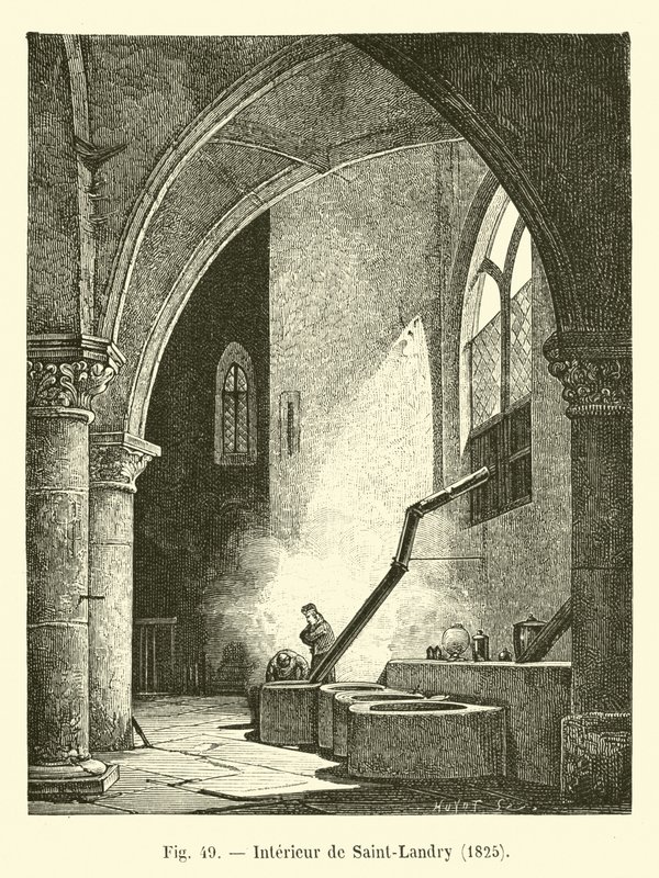 Saint-Landryn sisustus, 1825 tekijältä French School