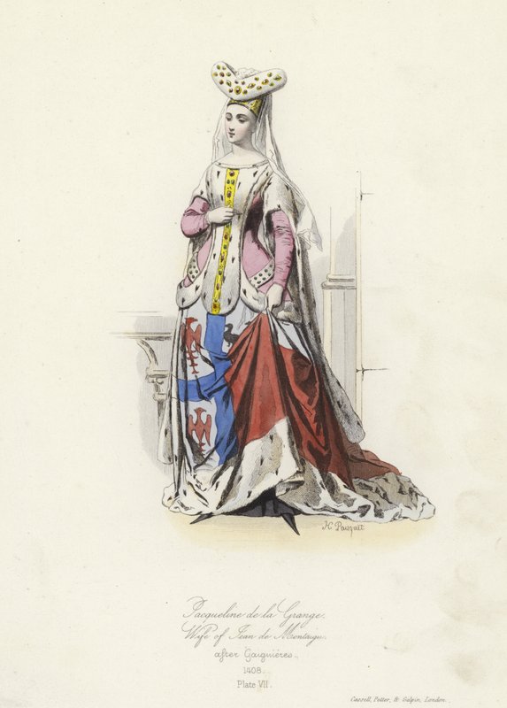 Jacqueline de la Grange, Ranskan suurmestarin Jean de Montagun vaimo tekijältä French School