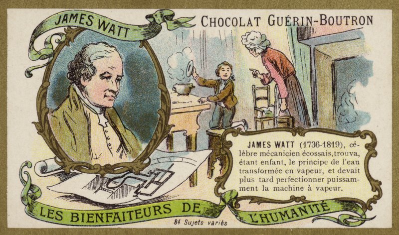 James Watt, skotlantilainen insinööri ja keksijä (chromolitho) tekijältä French School