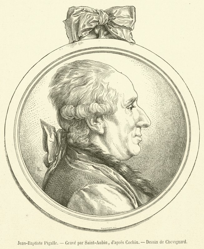 Jean-Baptiste Pigalle (kaiverrus) tekijältä French School