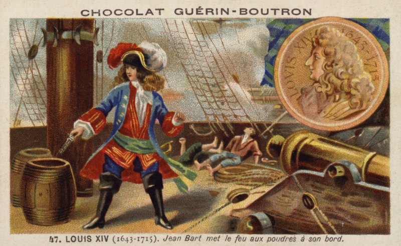Jean Bart sytytti ruutia laivassaan tekijältä French School