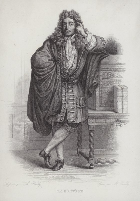 Jean de La Bruyere, ranskalainen filosofi, moralisti ja kirjailija (kaiverrus) tekijältä French School