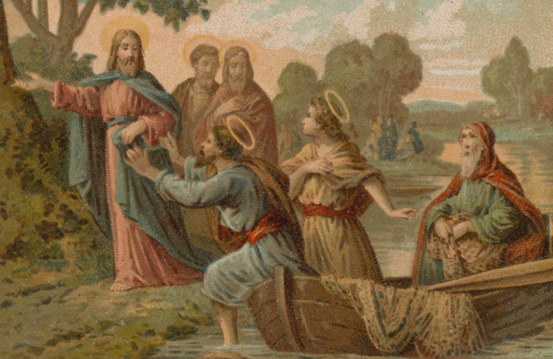Jeesus Kristus värvää ihmisten kalastajia tekijältä French School