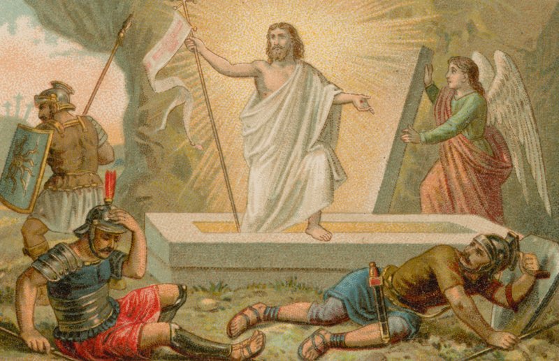 Jeesus Kristus nousemassa haudastaan tekijältä French School