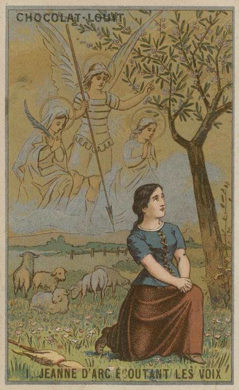 Joan of Arc kuuntelee ääniä tekijältä French School